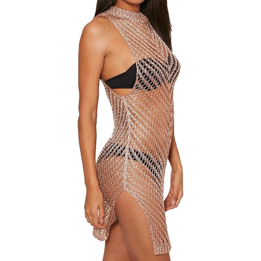 atorse ATORSE™ Women Beach Tops Perspective Cover Dresses Bikini Cover-ups Net Coverup-picture-35