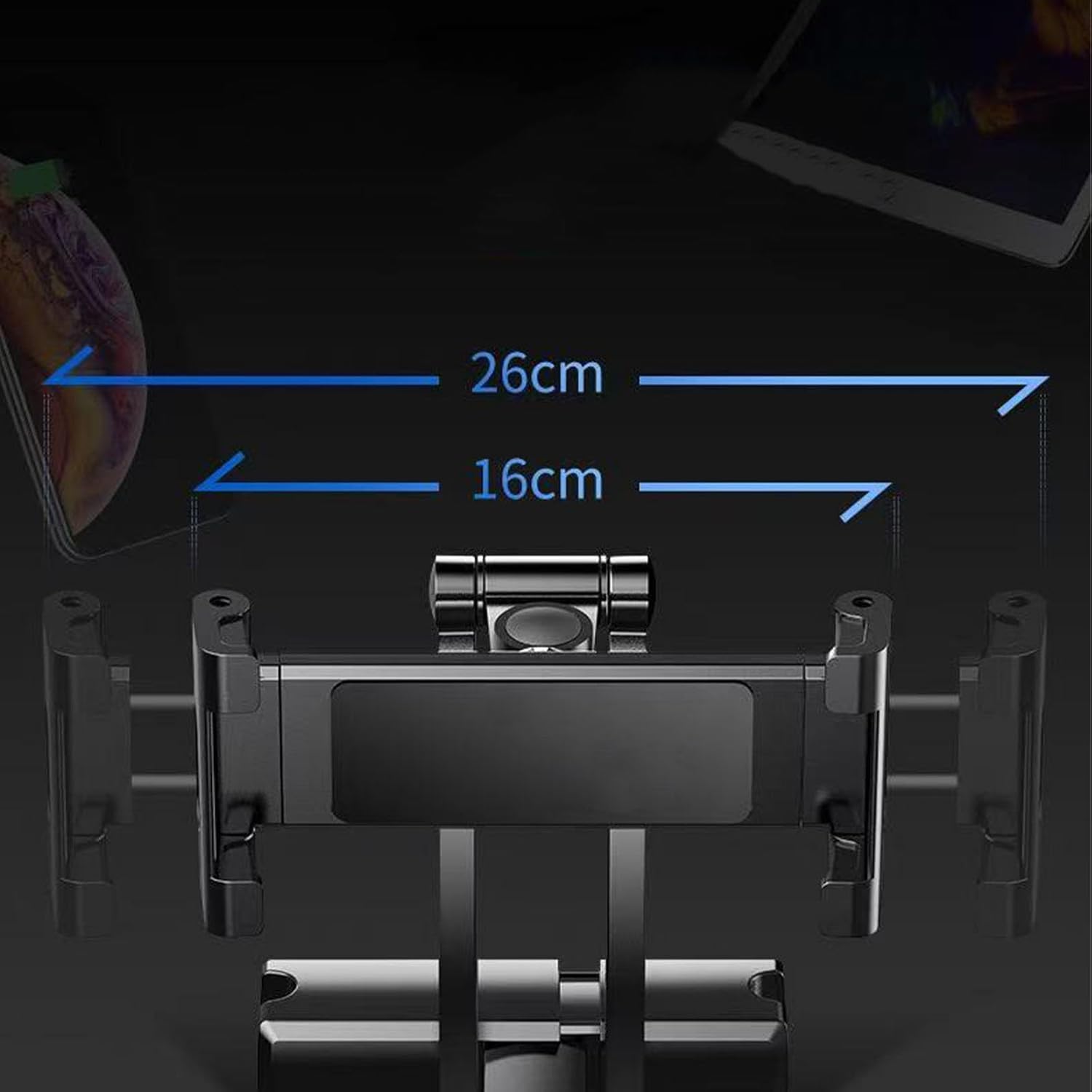Car Tablet Holder for Buick Envista 2025 2024 2023, Stretchable Car IPad Holder, Car Tablet Mount Backseat with Foldable Wide Clip, Road Trip Essentials for Kids
