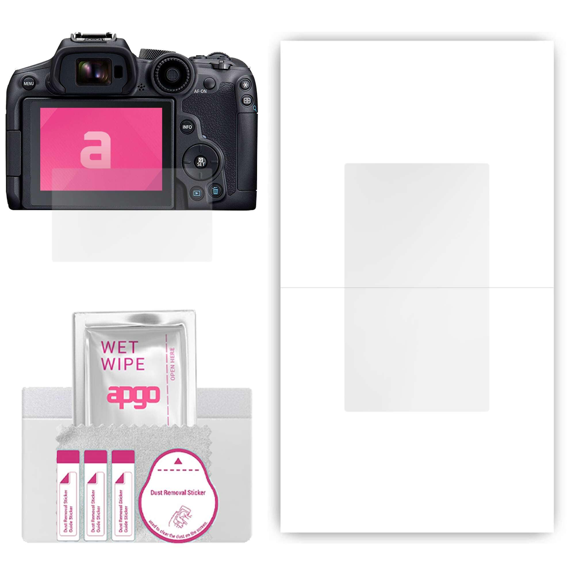 apgo Hydrogel Screen Protector dla Canon EOS R7, folia hydrożelowa, z warstwą pozycjonującą, łatwa instalacja