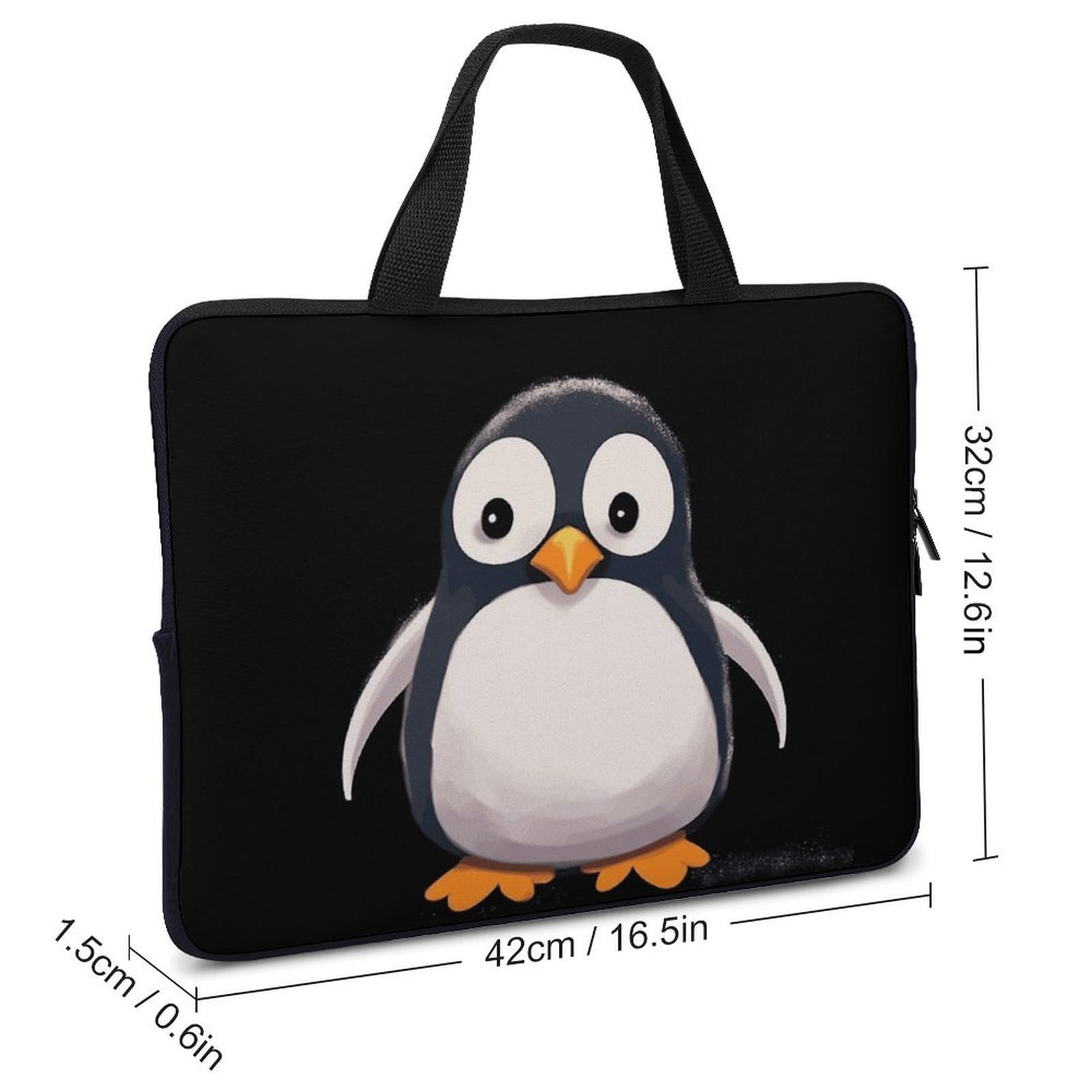 Custodia per computer portatile da 17", ultra sottile, leggera e impermeabile, in neoprene resistente, con cinghia da polso