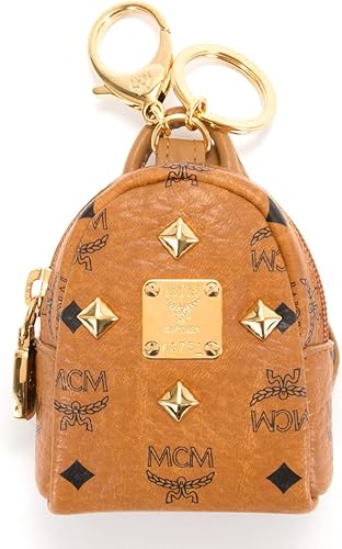 mcm mini backpack keychain