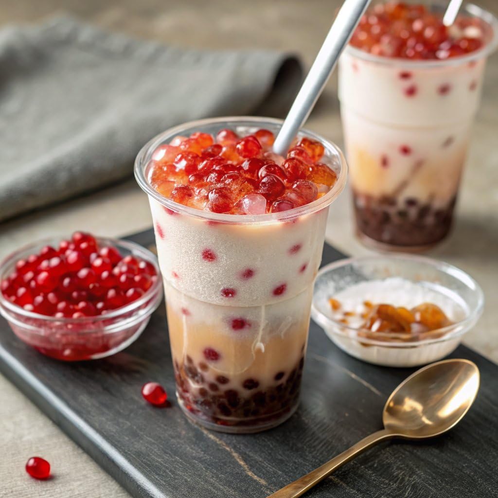 Amazon.com: BREXONIC Popping Boba Pearls Bursting Tea Balls Drink