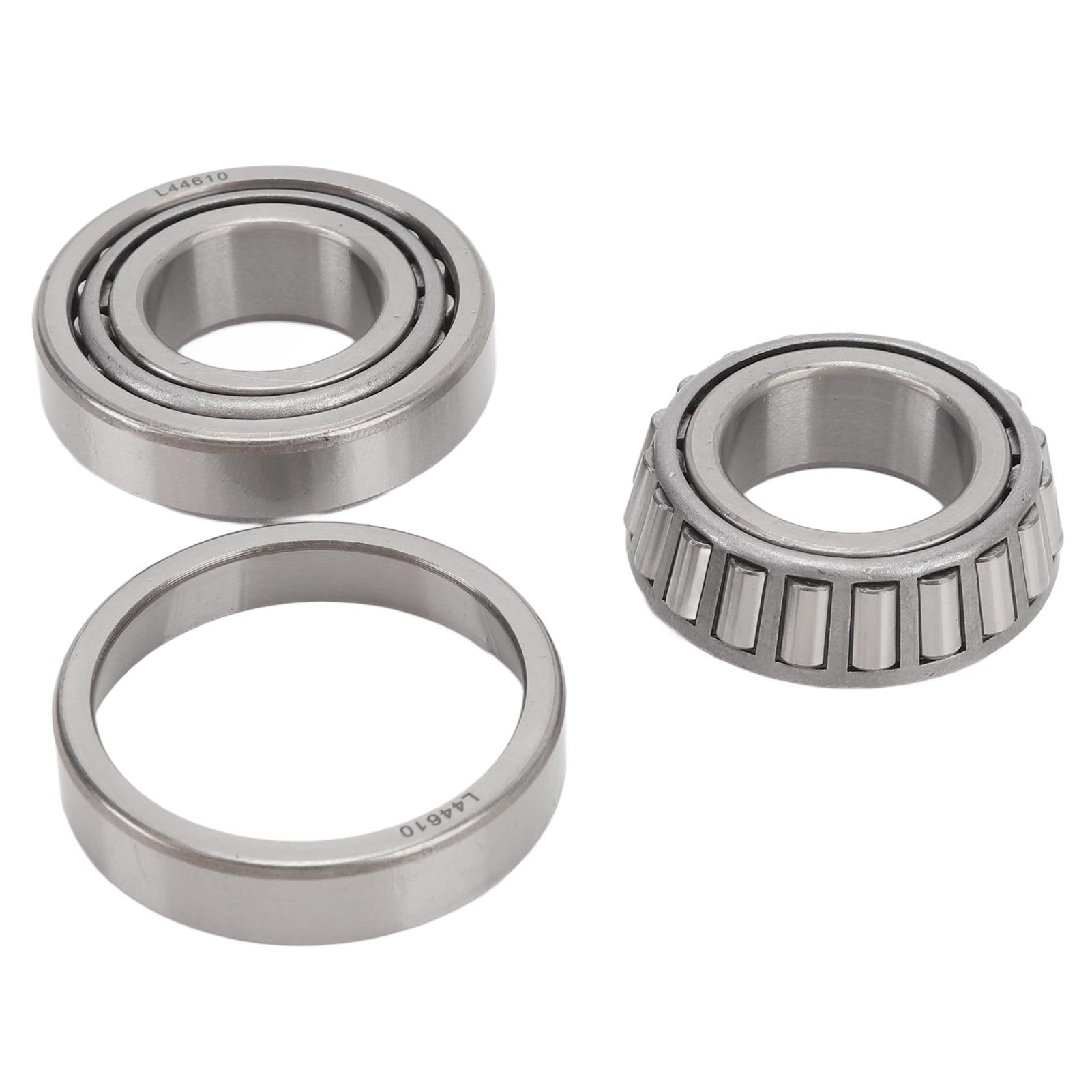 Acouto 4 PC Cuscinetti per della Ruota tra Ruota Kit Lega in Acciaio L44643 Cuscinetti Esterni Interni con Grasso Esterno per 1 Pollice 2000? 2200 Libbre Axle di Usura di
