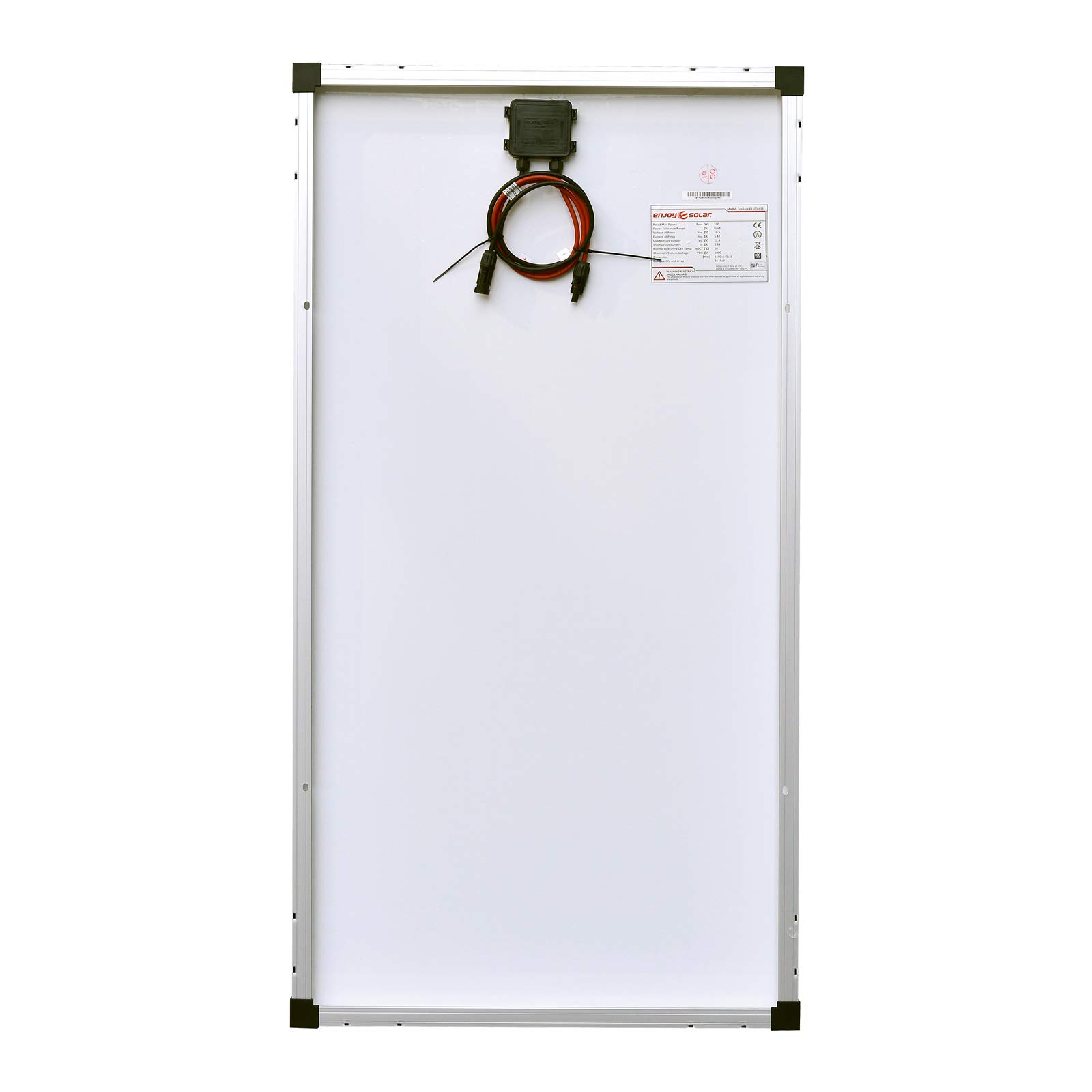 120 Watt Zonnepaneel met Hoog Efficiëntie voor 12 Volt Systemen