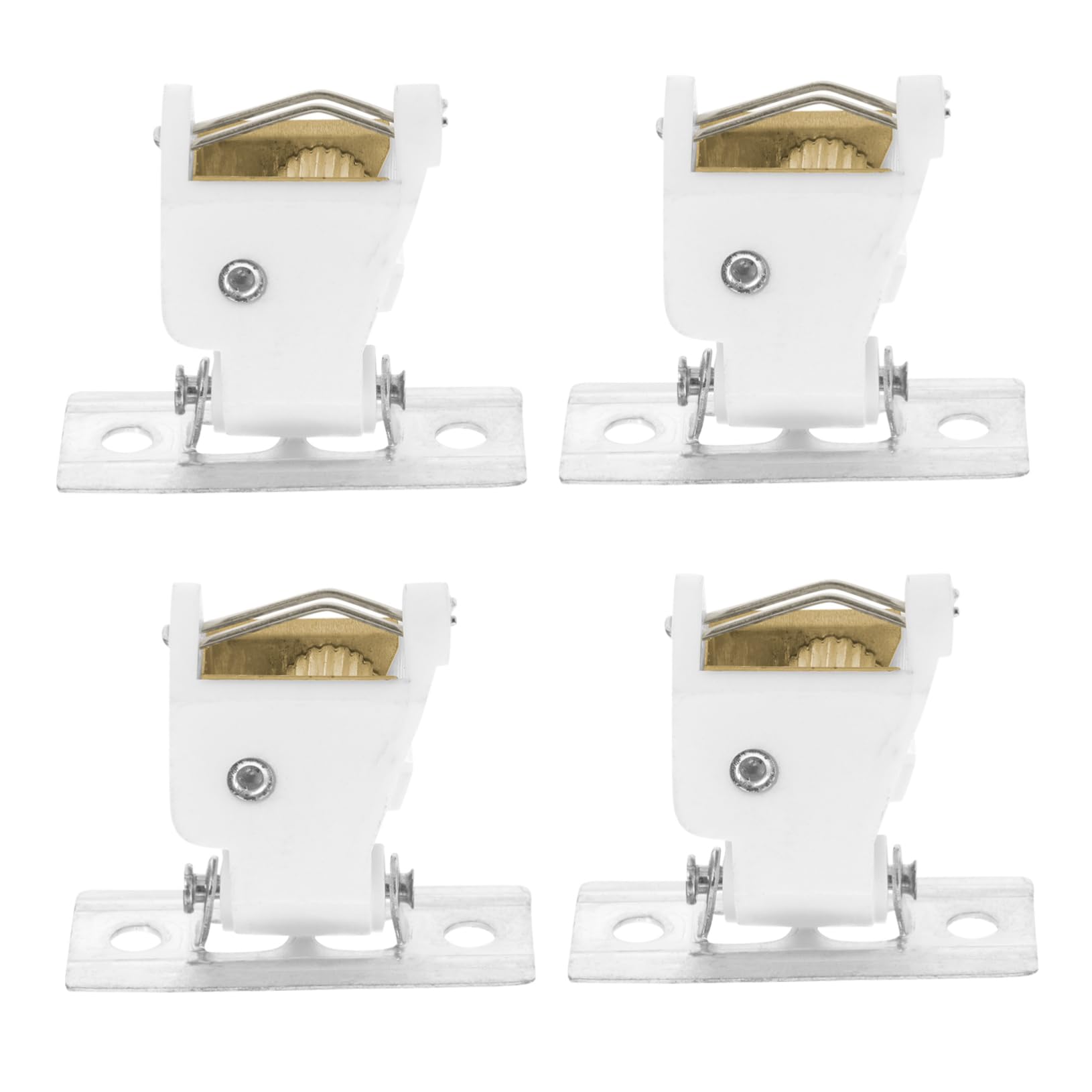 HOOTNEE 4pcs Roman Shade for Windows Cord Locks Roller Blind Fastener Stainless and Polyester Easy to Install