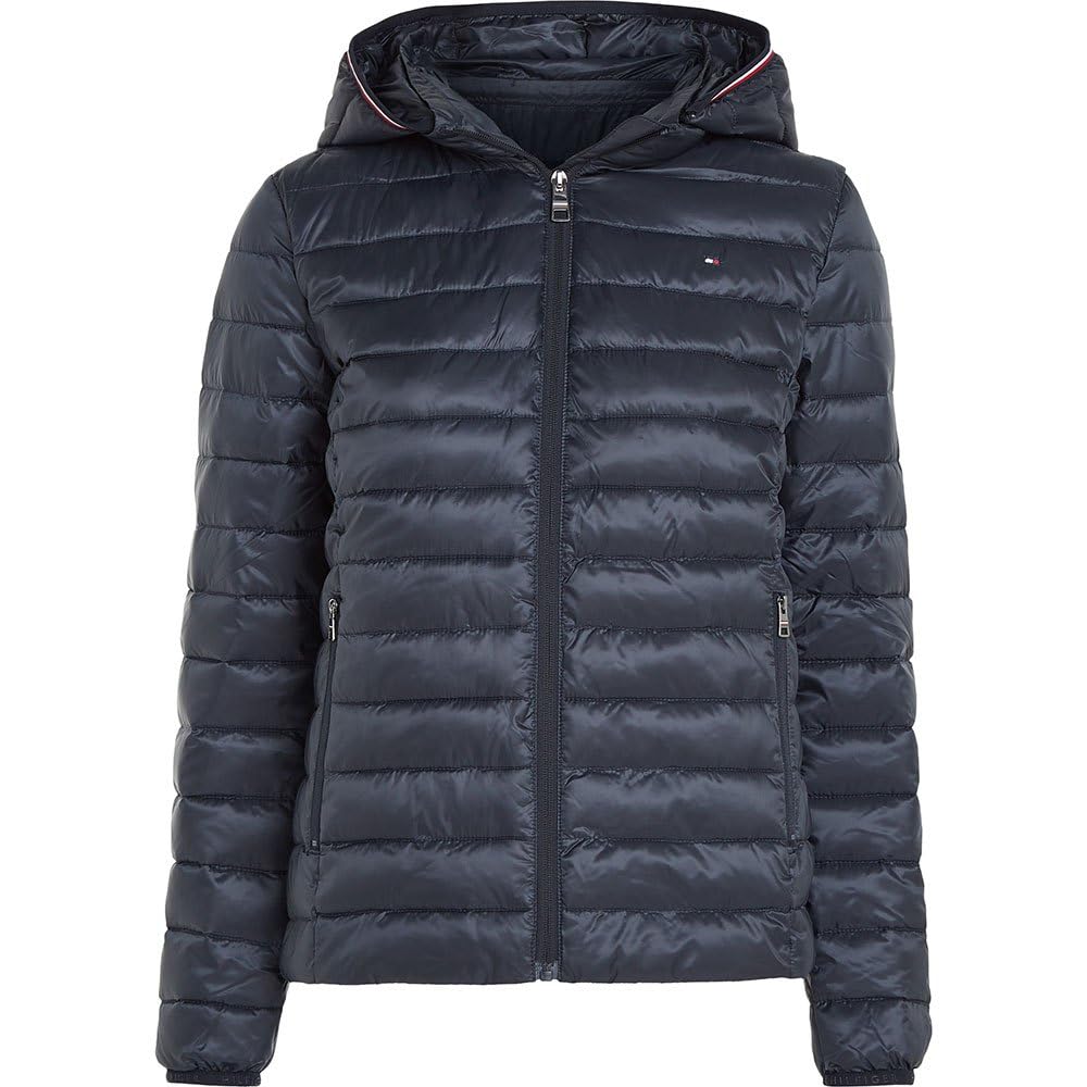 Tommy Hilfiger Chaqueta acolchada de manga larga con capucha. Talla S. Color
