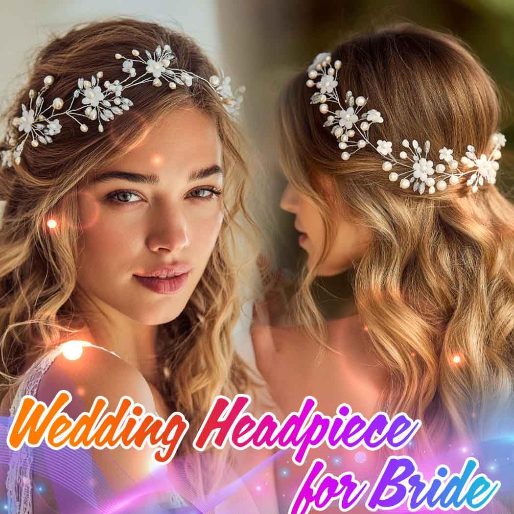 Amazon.com : Unicra Wedding Crystal Flower Hair Vine Bridal  display picture 2