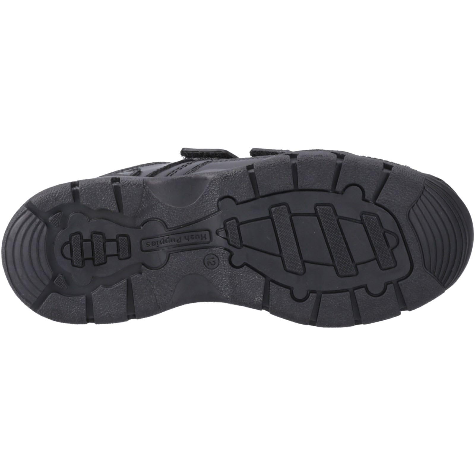 Hush Puppies Mocassini Tristen in Pelle Nero Bambino