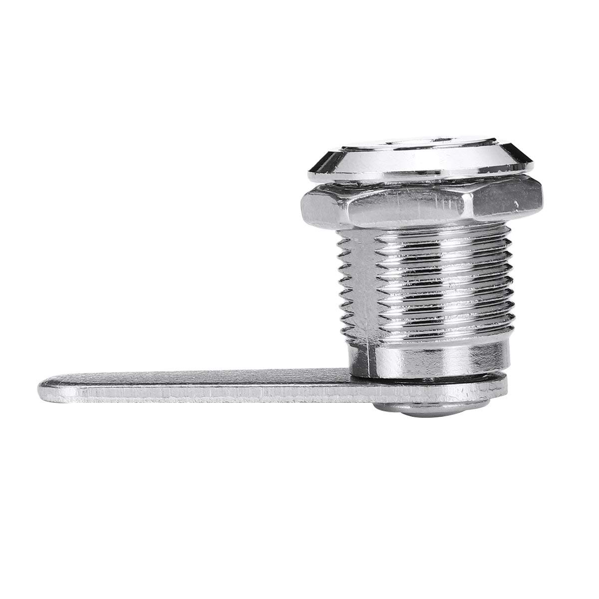 Tubular Cam Lock +2 Key for Gumball/Candy Bulk Vending Machine Cabinet Lock (20mm)