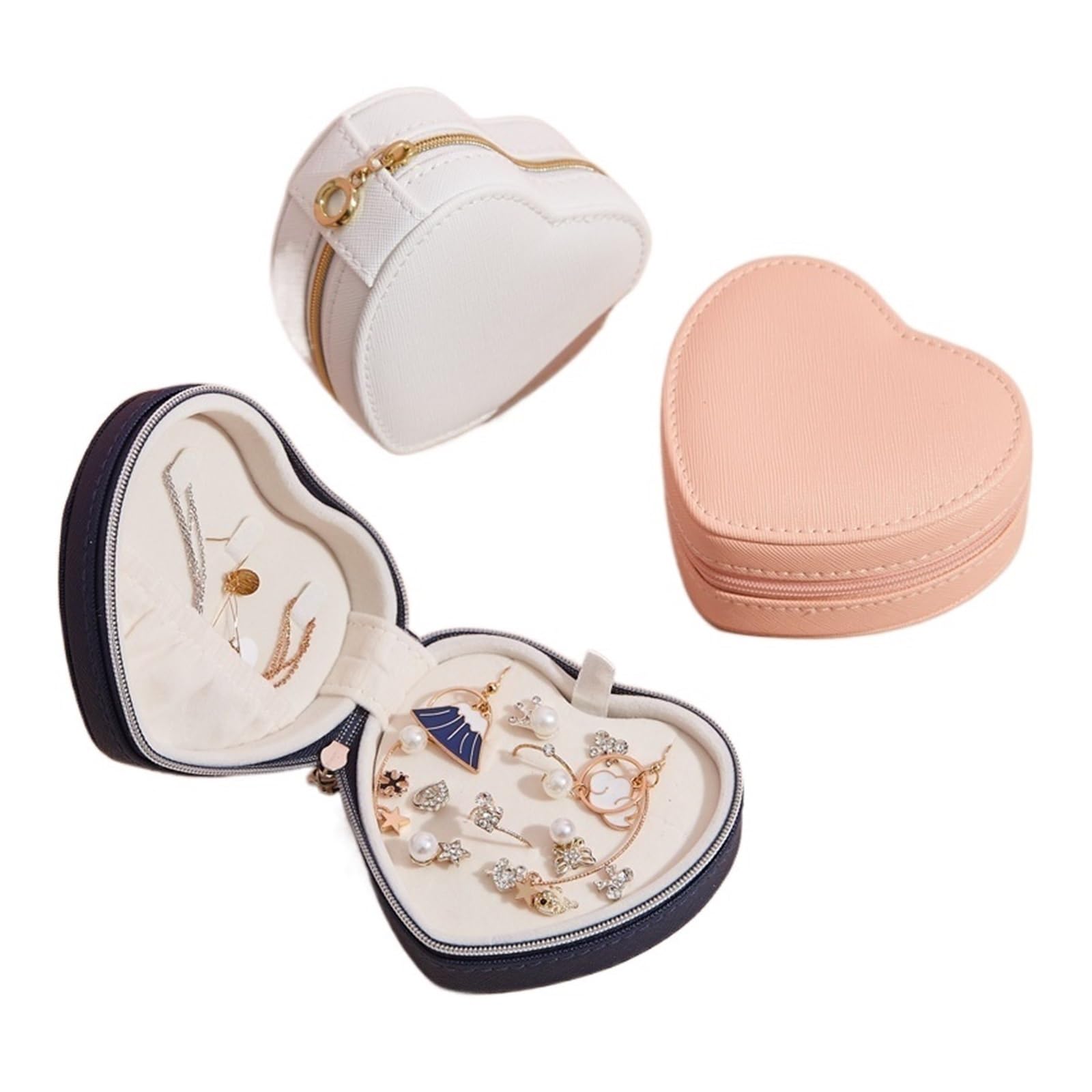 MACIUM Portagioie Portagioie for Gioielli da Sposa Portagioie for Piccoli Orecchini a Bottone Portagioie (Color : B, Size : S)