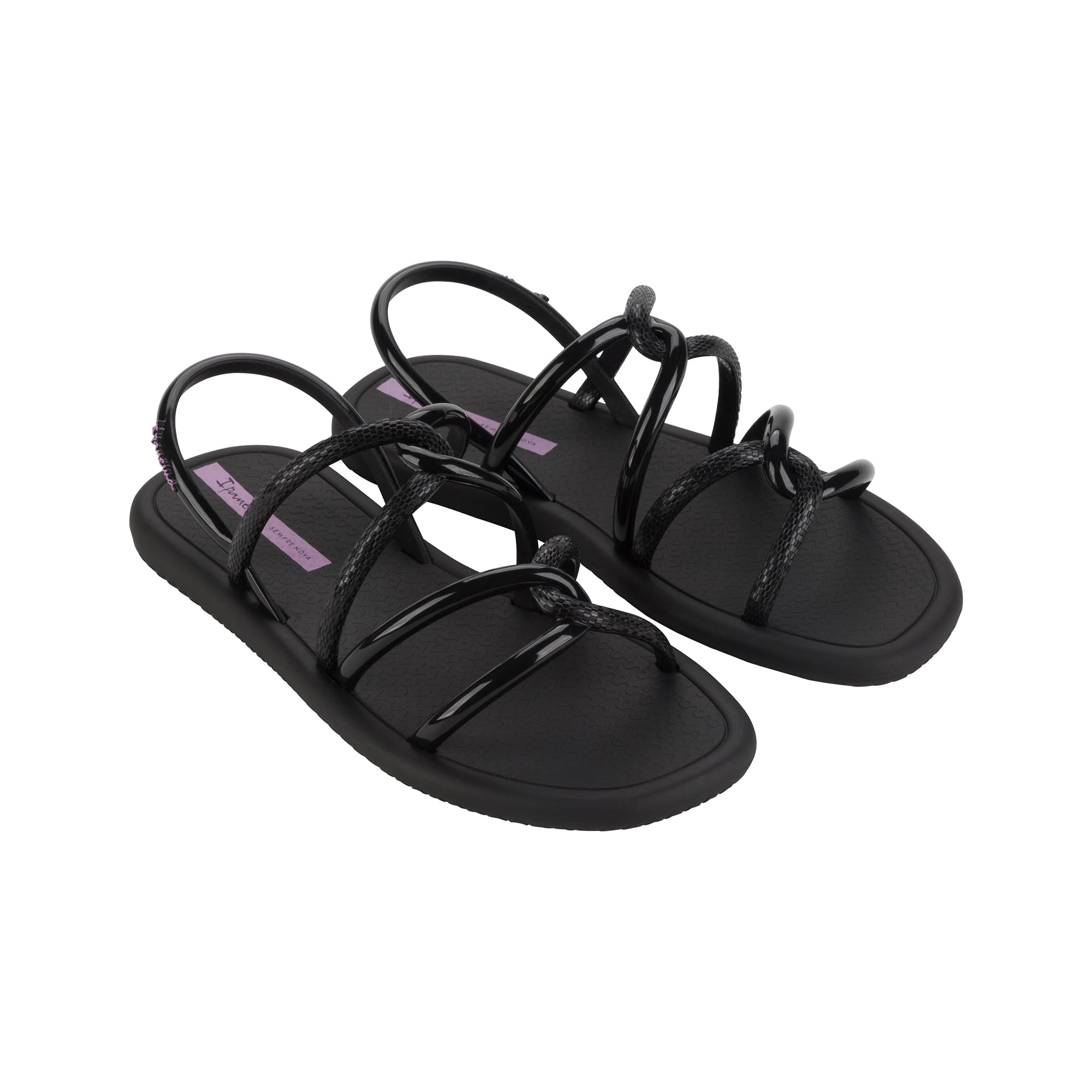 Ipanema Women's MEU SOL AD Sandals, Black/Lilac, 36 EU, Black Lilac, 4 UK