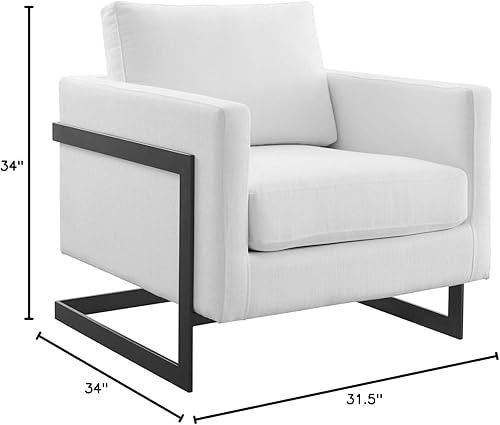 Miniatura 21 de Modway Posse - Silla decorativa de tela tapizada en carbón negro Negro carbón,Black Camel,Negro gris claro,Negro