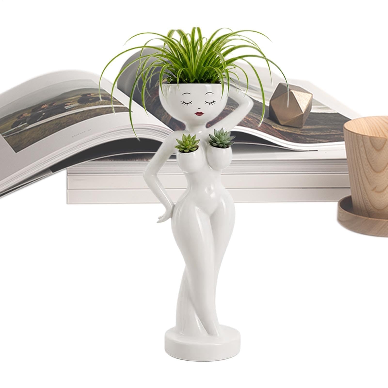 Funny Plant Pots Resin Mini Female Body Shape Planter