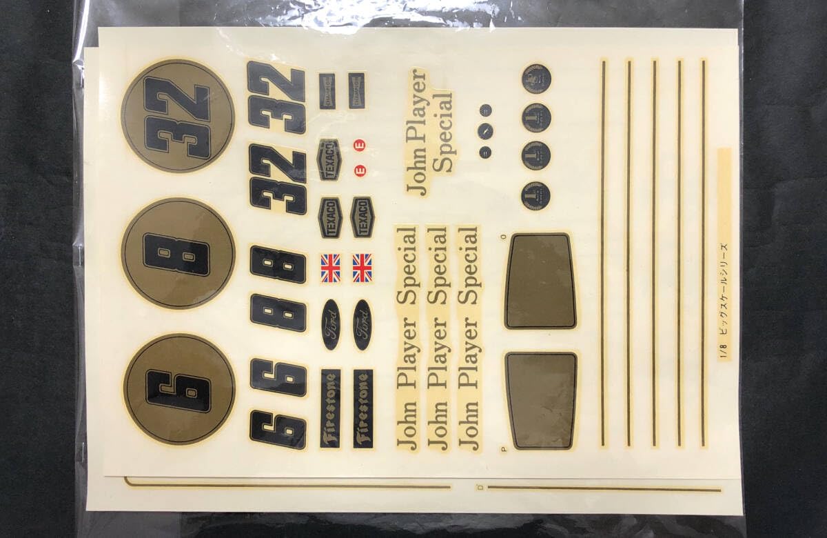 Amazon.co.jp: @中古模型堂 永大グリップ 1/8 J.P.S.ロータス72D