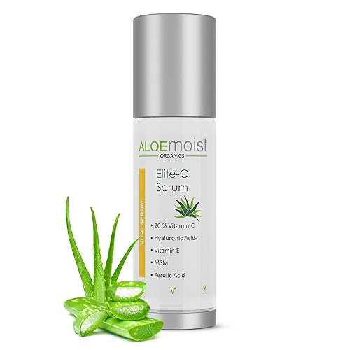 Elite - Suero de vitamina C para cara con ácido hialurónico gel puro de aloe vera aceite de vitamina E suero abrillantador de la piel minimizador de Elite - Suero de vitamina C para cara con ácido hialurónico gel puro de aloe vera aceite de vitamina E suero abrillantador de la piel minimizador de