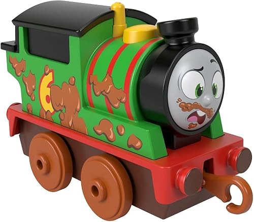 Thomas & Friends Fisher Price Mud Run Percy - Tren de juguete para niños a partir de 3 años