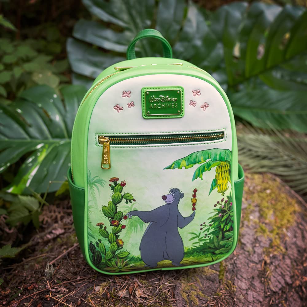 Amazon Exclusive Disney Loungefly Mini Backpack Jungle Book Baloo Amazon.com: Loungefly Jungle Book Baloo Bear Cosplay Double  main image 2