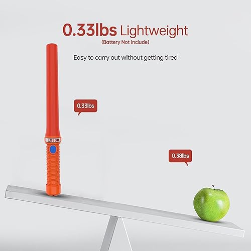 Miniatura 3 de Bastones LED de control de tráfico de 16 pulgadas, varita de tráfico de señal con 2 pilas C de celda seca (no incluidas), varita de seguridad de