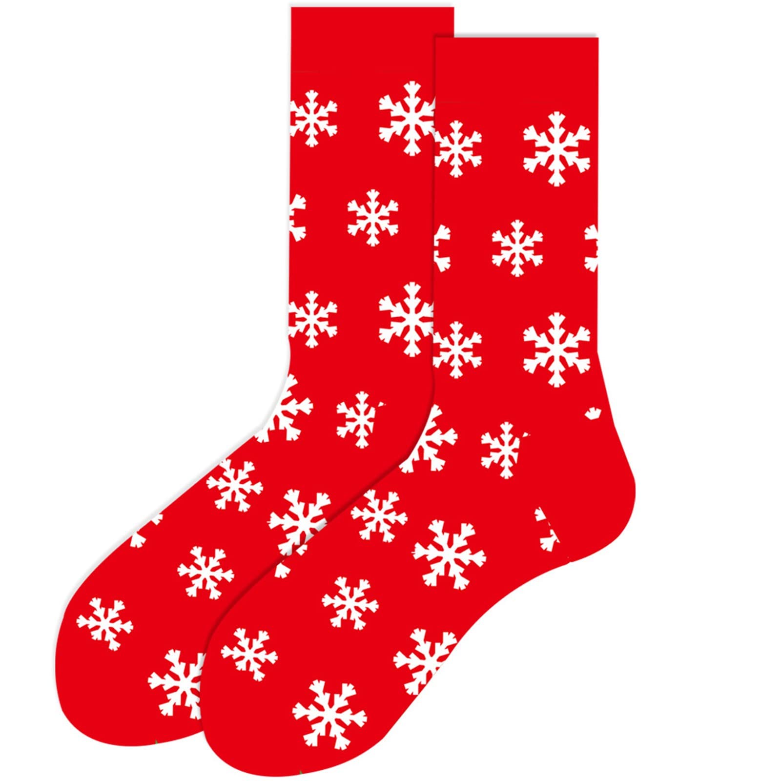Générique Chaussettes Fantaisie Lot de 10 paires de chaussettes de sport unisexes chaudes et douces. Noir Rouge (B, One Size)