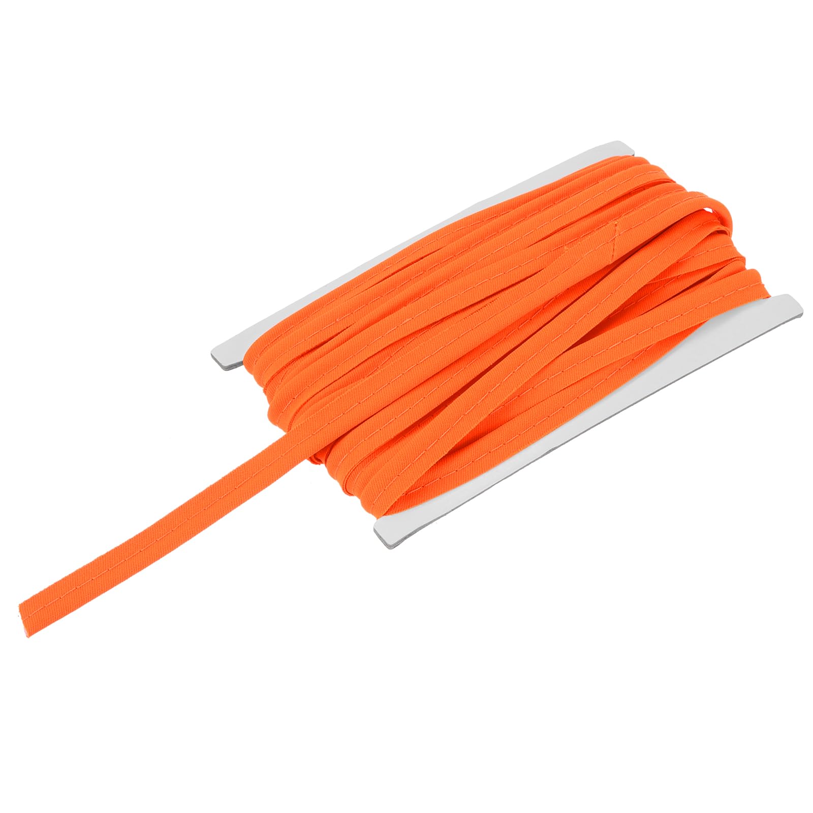 sourcing map Piping Cord Trim 12 Yards 1/2 Inch Piping Tape for Sewing DIY Crafting Fabric Edge Trim Orange