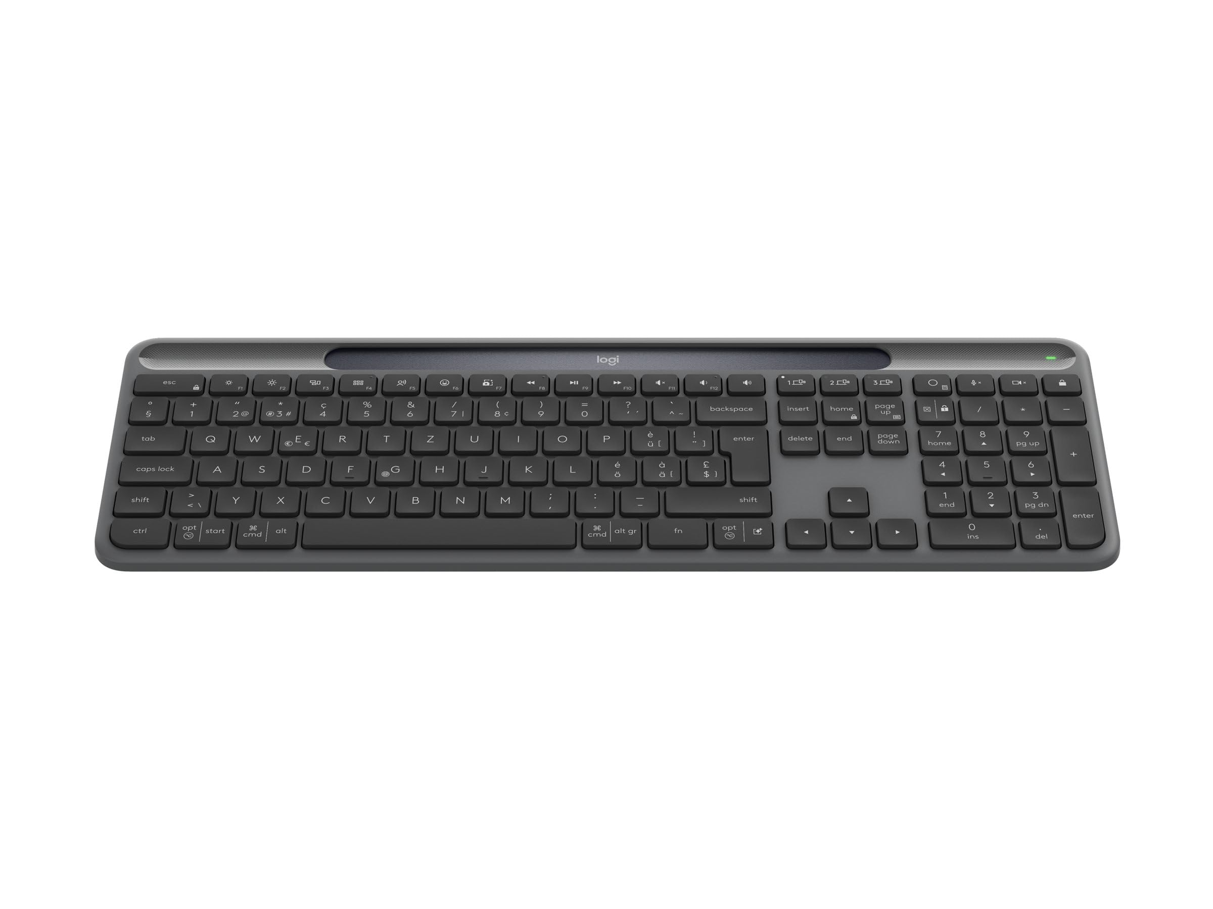 Logitech Signature sottile Solar+ wireless keyboard - PAN QWERTY