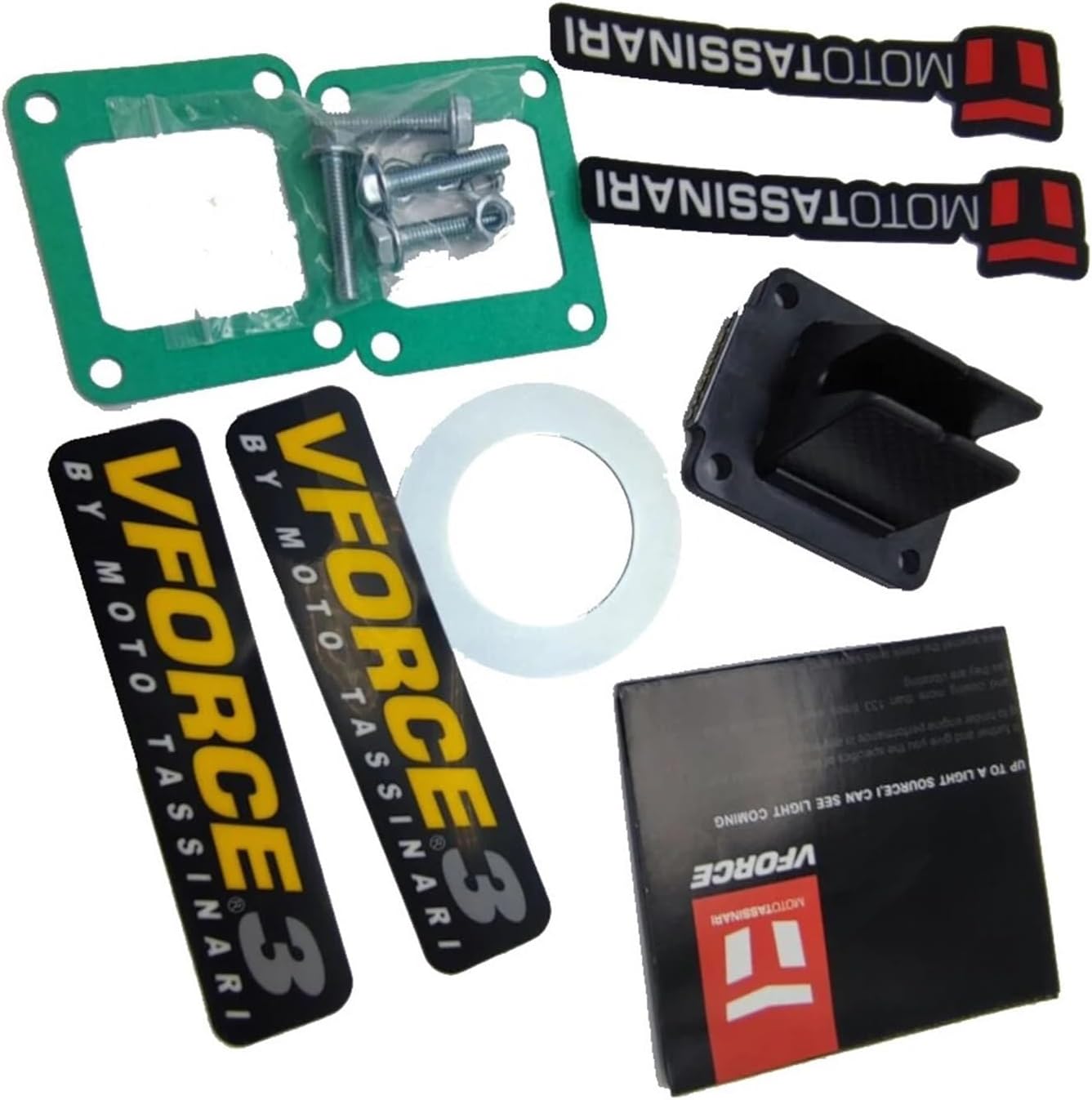V Force Reed Valve V384A. Compatible for All Years KX80 KX85 KX100 RM100 Dinamik 125 Motorcycle Replacement Parts