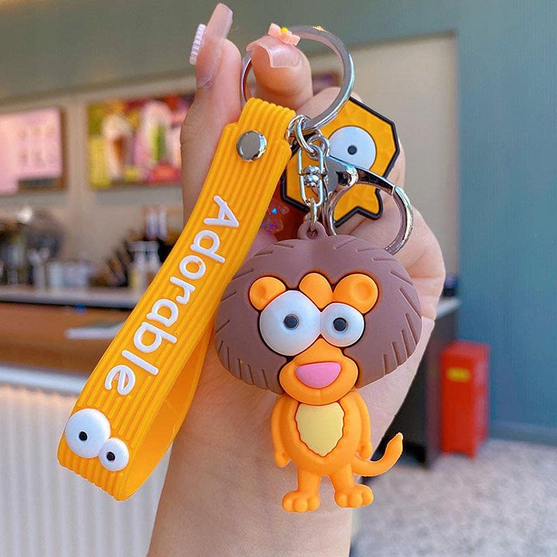 Image of Cute Cartoon BTS Keychain for Girls and Boys - Gift for Army and Kpop Lovers - Bag, Luggage Keyrings, Albums Keys Gifts