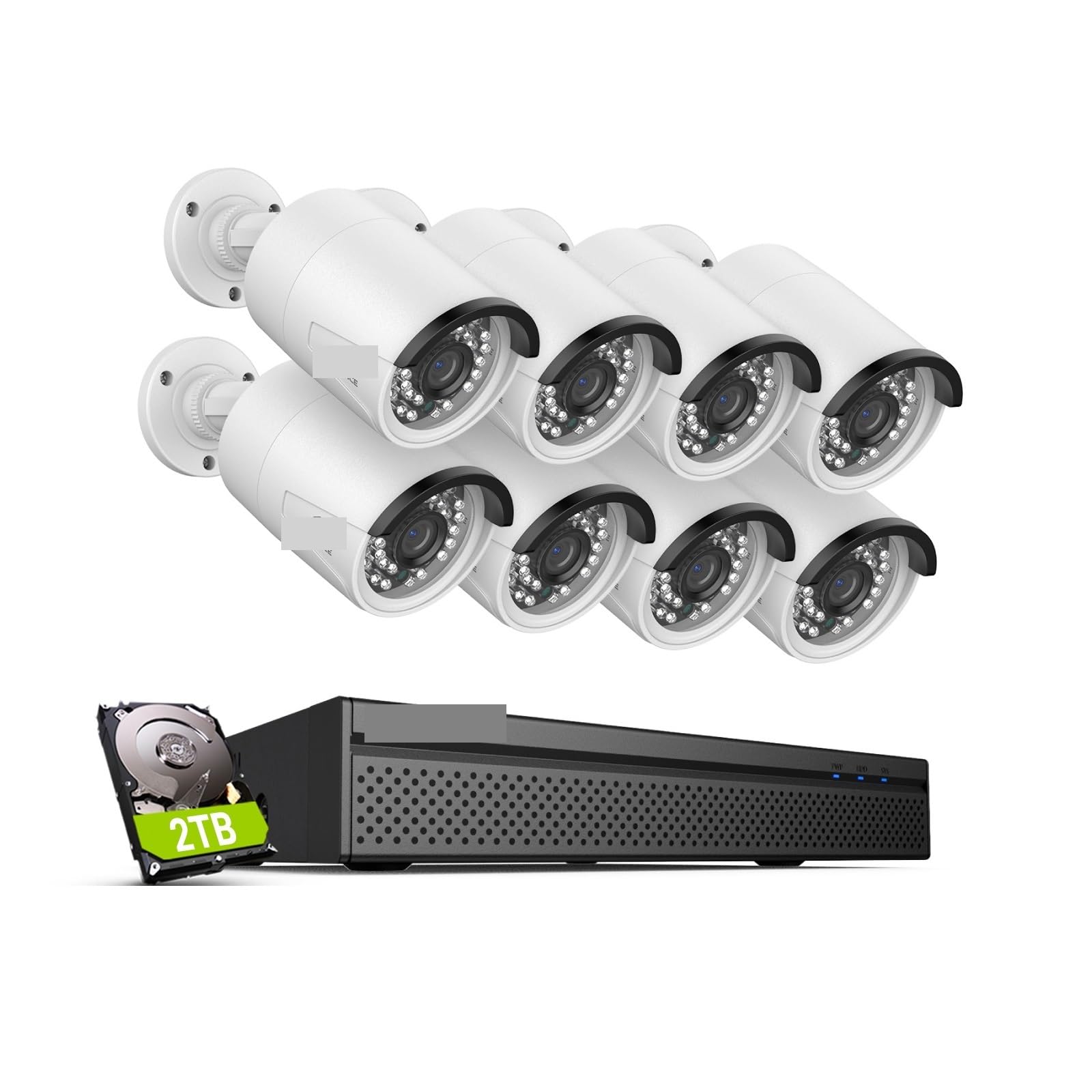 Système de caméras de vidéosurveillance POE 5MP