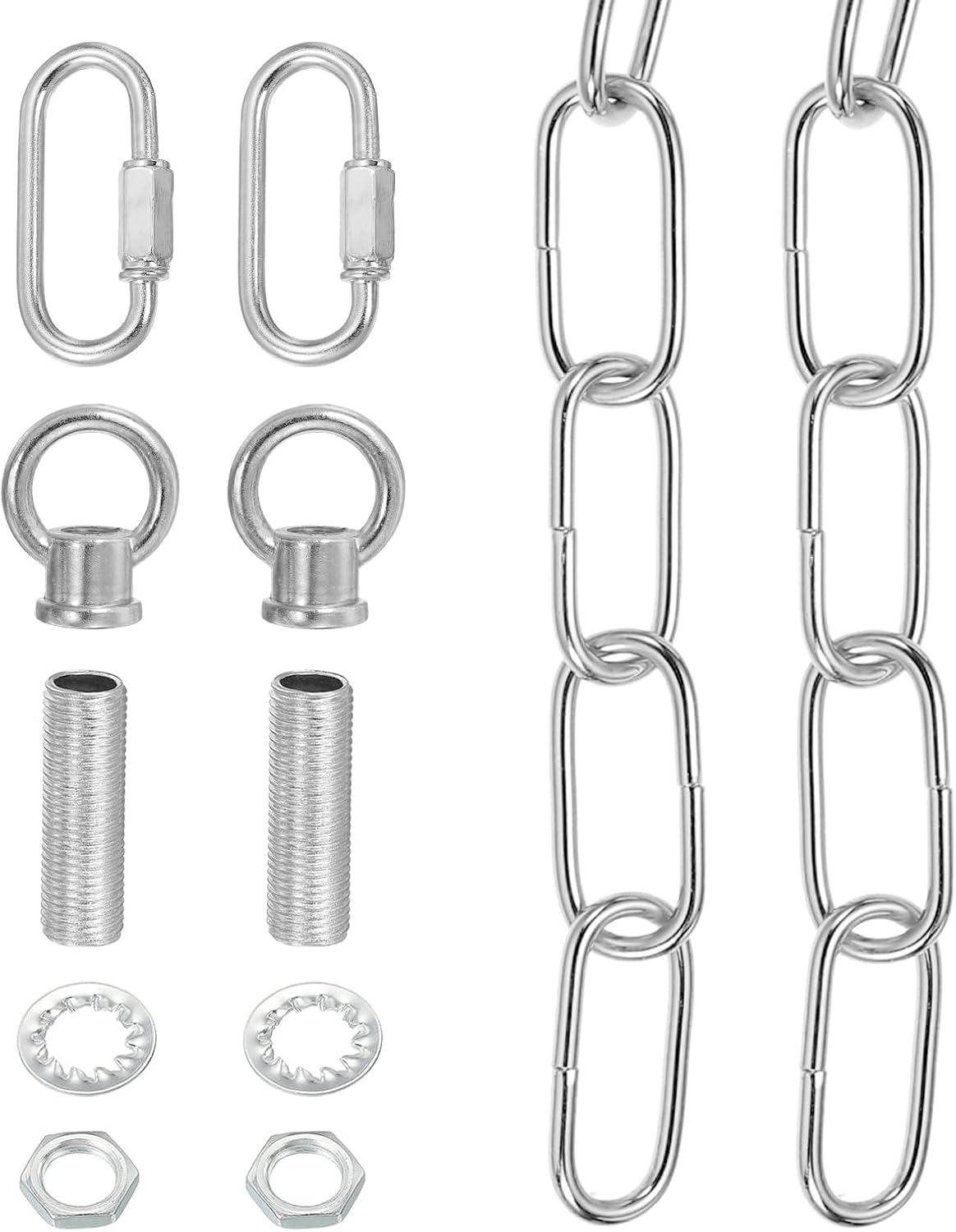 YOKIVE 1Set Lighting Chain Link, 15 Feet Metal Chandelier