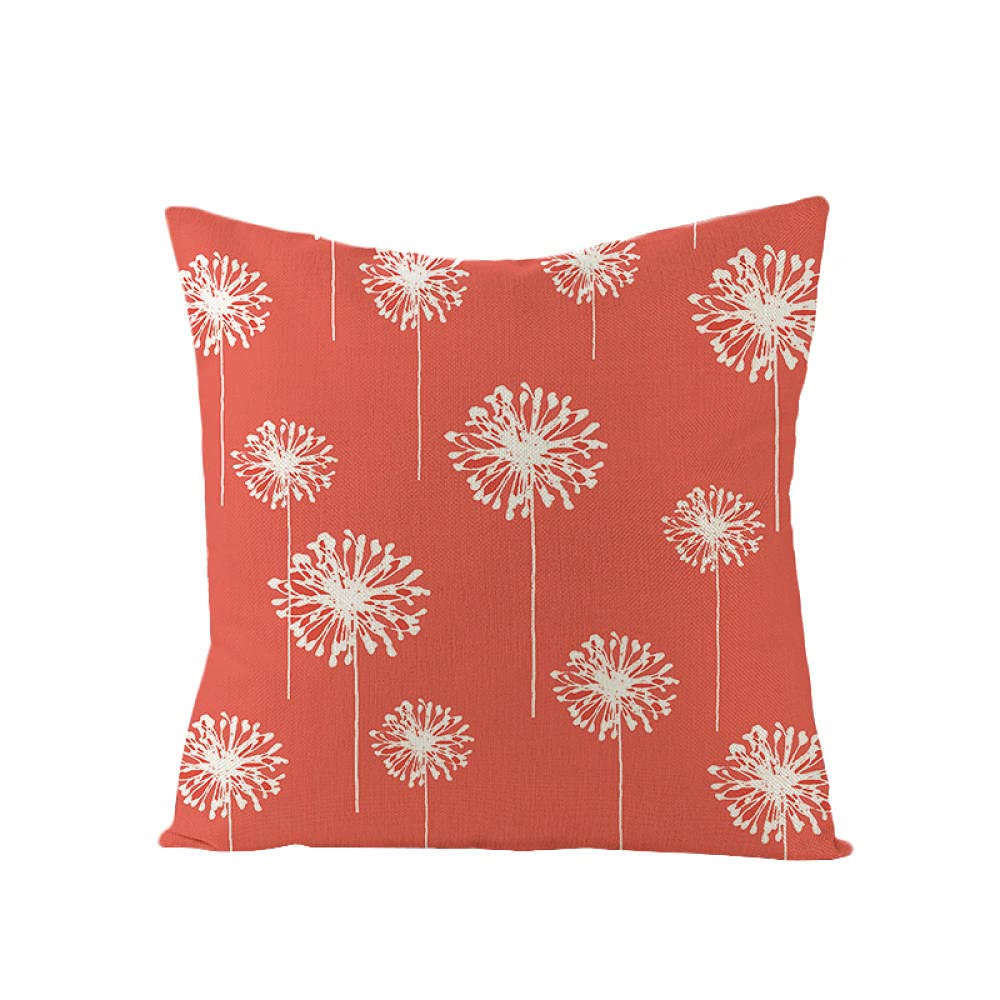 Cushion cover Beautiful dandelion 2pcs 45X45 cm Cushion Cover Square Pillowcase Home Decoratio