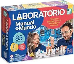 Jogo experiências Laboratório Manual do Mundo