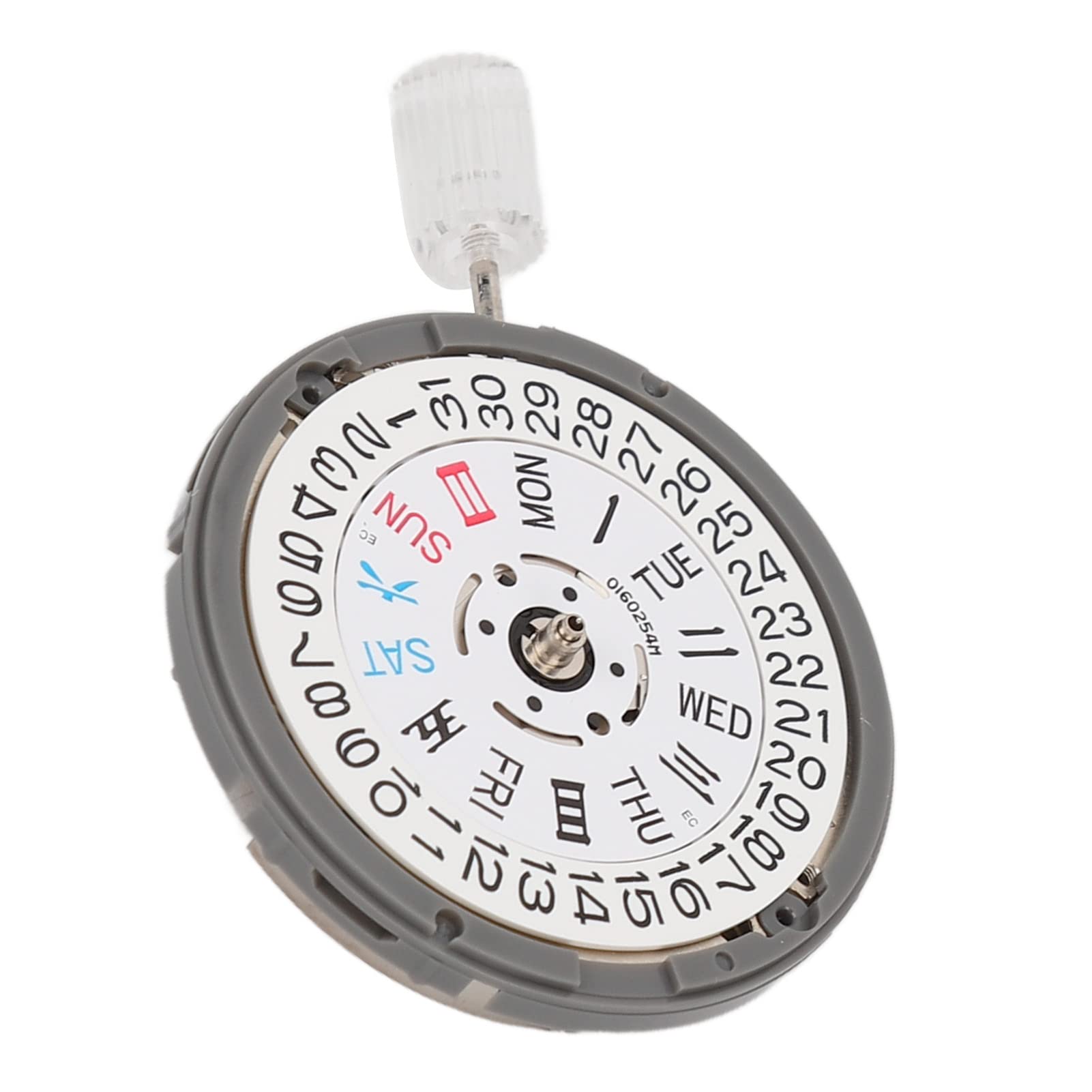 KIMISS Movimiento de Reloj Mecánico Automático NH36 con Calendario de Fecha y Día - Accesorio de Repuesto para Reparación de Relojes