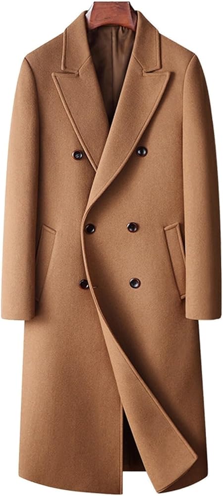 Amazon | コート メンズ 冬 ビジネス ダブルブレスト チェスターコート
