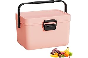 Mini Cooler, 4qt Insulated Small Hard Cooler, Portable Small Ice Chest with...