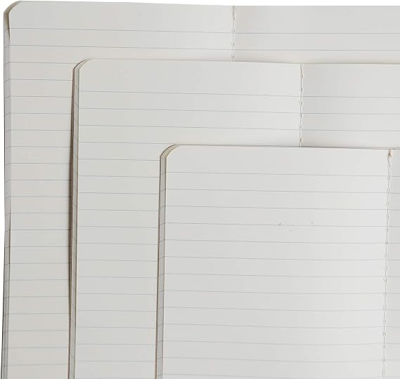 Wanderings A5 Lined Travelers Notebook Refill Paper / A5 Diary Replacement 5.5 x 8.3 / 14 cm x 21 cm 3 Booklets 240 Lined Pages Refill Pages for Travel Diaries Journals Planners