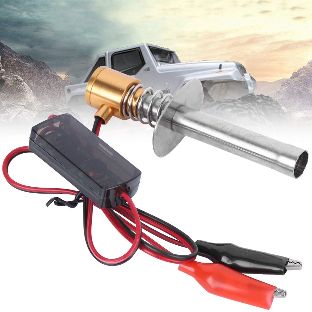 Encendido de Coche RC, Arrancador Automático, Modelo de Metal para Coches Gasolina, para Hogar, Oficina, Viajes y Camping