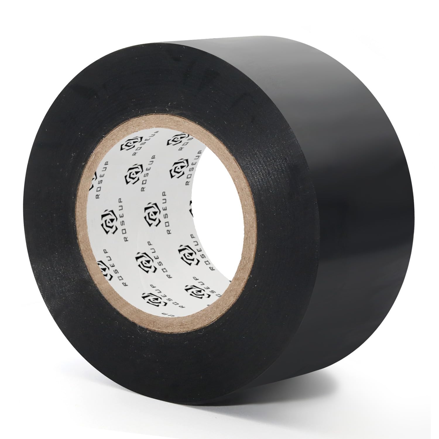 ROSEUP Black Electrical Insulation Tape, 50 mm x 20 m PVC Insulating Tape, Flame Retardant Water-Resistant Tape for Cable Repair, Wire Bundling, Sealing, Home, Automotive and Industrial Use