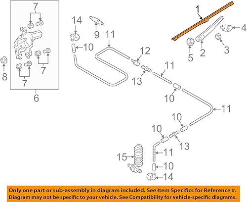 Volkswagen 2015 Golf SportWagen Limpiaparabrisas 5GM-955-427-B