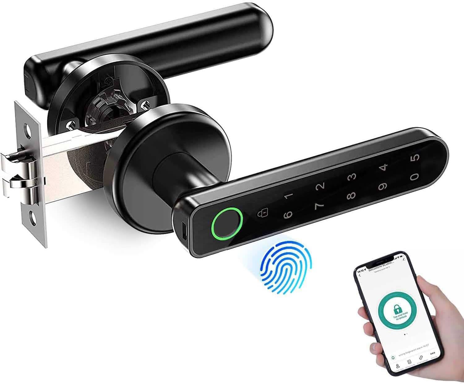 Sifely Keyless Entry Door Lock, Keypad Door Lock, Keyless Door Lock ...