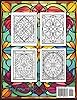Mandalas In Glass: Adult Coloring Book of Stained Glass Designs (Glass and Mandalas) #1