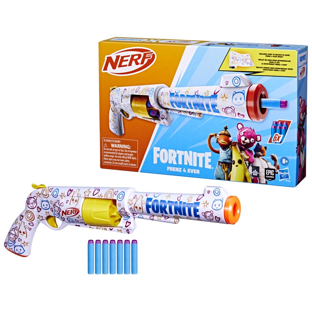 Nerf Fortnite Frenz 4 Ever Dart Blaster : Amazon.ca: Toys & Games