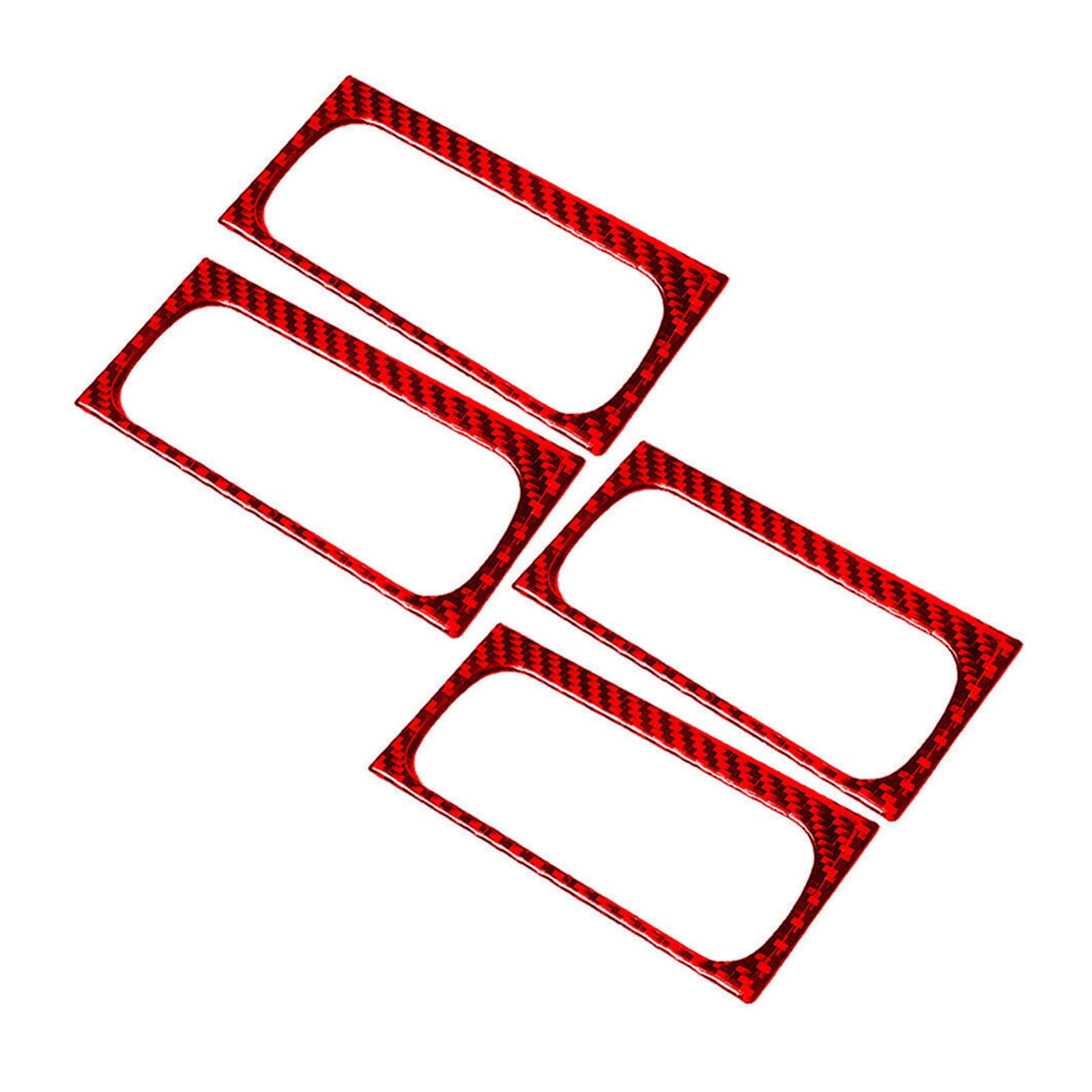 Garniture de couvercle de poignée de porte Grand Vitara carbone 4 pièces