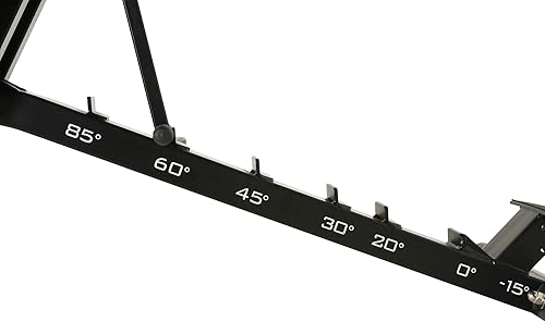 Miniatura 9 de Fitness Reality 2000 Super Max XL - Banco de pesas de alta capacidad sin huecos con bloqueo de pierna desmontable