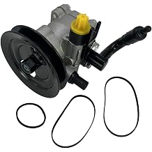 Power Steering Pump With 3 Pack Belts Fit for 2006-2011 Kia Rio Rio5 L4 1.6L Replace 57100-1G000 57100-1E001 571001G000 571001E001