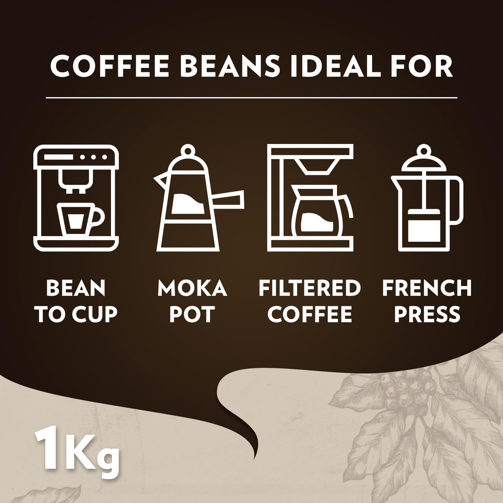 Lavazza, Qualità Oro Dark Roast, 1 Kg, Café en Grano, Ideal para Cafetera Automática y Cafetera de Filtro, con Notas de Cacao y Frutos Secos, 100% Arábica, Intensidad 8/10, Tueste Oscuro