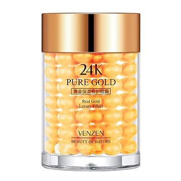 VENZEN Pure 24K Gold Eye Cream Real Luxury Effect Beauty Of Nature Nourishment Hydrating 30g