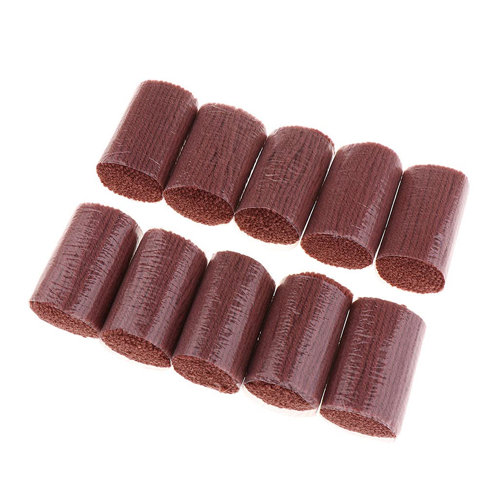 MilagetoLatch Hook Kits - 10 Bundle Crocheting Rug Yarn for Needlecrafts - Coffee