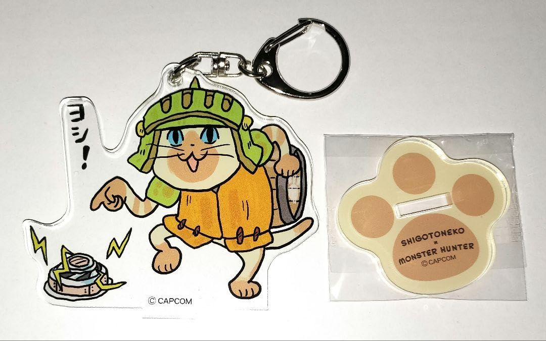 Amazon.co.jp: モンスターハンターライズ 仕事猫 アイルー