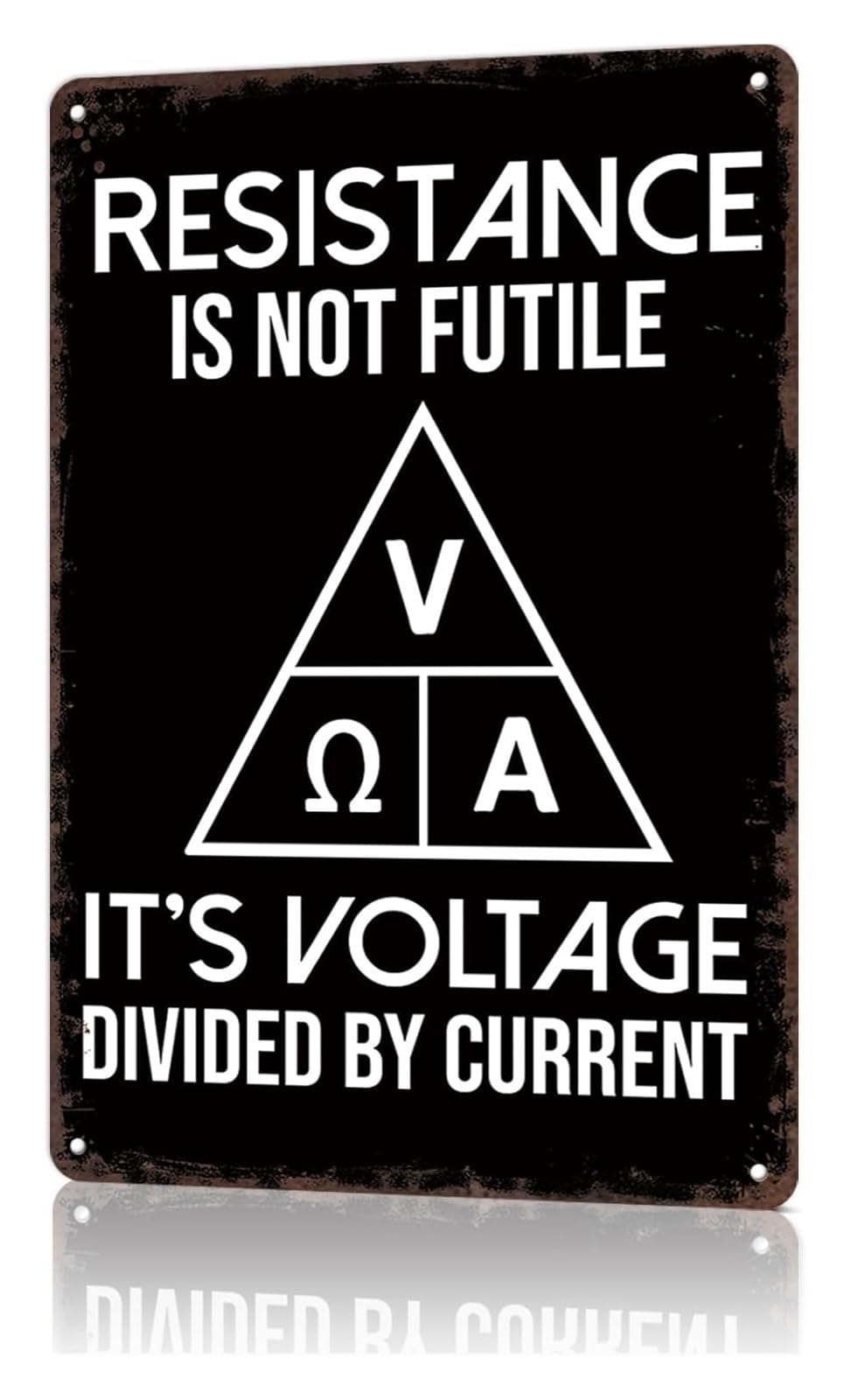 NWPNLXEA Retro Tin Sign Physicist Humor Einstein Theory Science Nerd Gift Home Bar Pub Art 8 X 12 inch