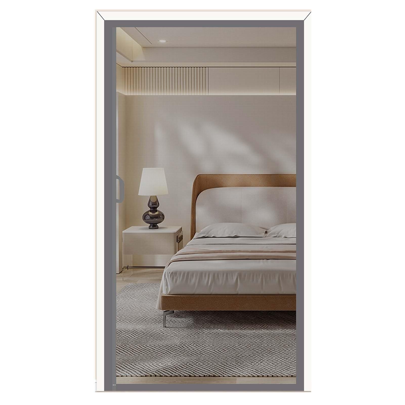 Rilpguyfxsn H Fly Screen Door Curtain Wit Magnetic Closure, Effective Insect Protection For Balcony Door & Ome Access, Pet-Friendly, Easy To Assemble, Breathable & Flexible (, 90 X 230 Cm)